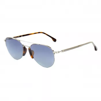 LOZZA SL2394-570579 Men's Rectangular Acetate Sunglasses, Grey Lens, 57/15/140 mm