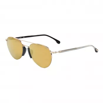 LOZZA SL2394-57300G Men's Rectangular Sunglasses Havana/Brown Frame Green Lens 57/15/140 mm