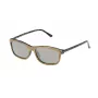 LOZZA SL4029M56ANBX Unisex Sunglasses - Rectangular Metal Frame, Grey Tint Lenses, 56/16/140 mm