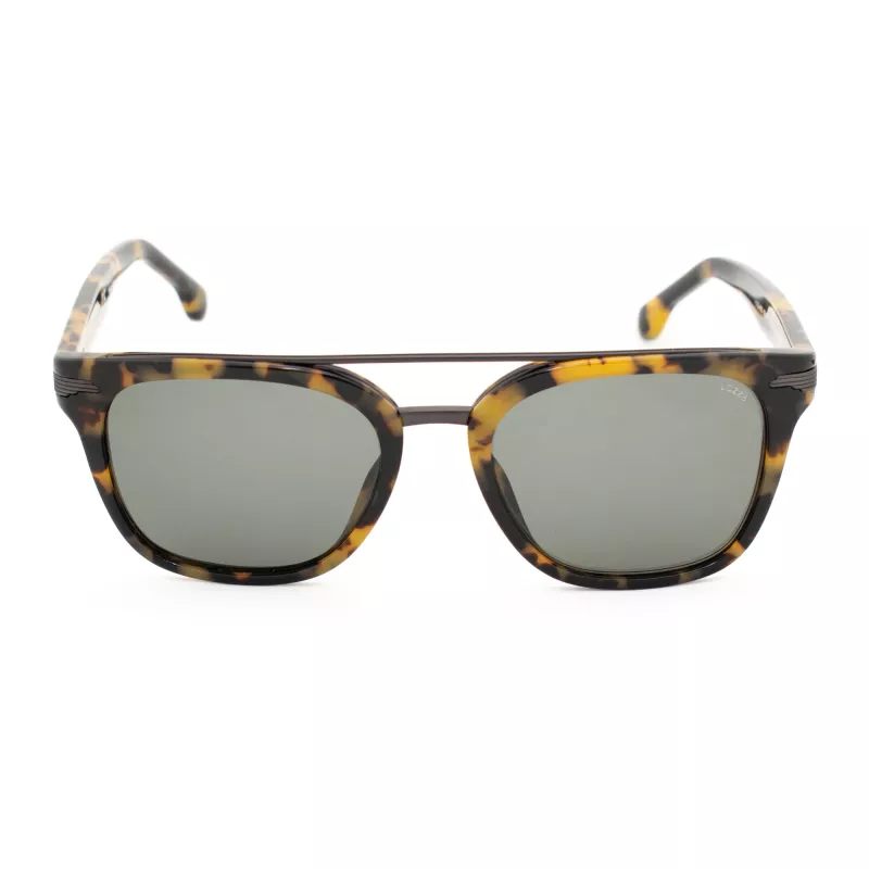 LOZZA SL4112M-0960 Men's Sunglasses Havana Rectangular Acetate Full Rim UV400