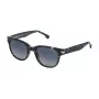 LOZZA SL4134M5206DQ Unisex Rectangular Sunglasses Havana Tortoise Acetate Frame Brown Gradient Lens 52/22/140 mm