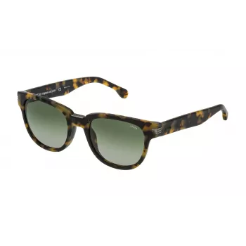 LOZZA SL4134M52960M Unisex Sunglasses Havana Acetate Frame Brown Gradient Lens 52mm