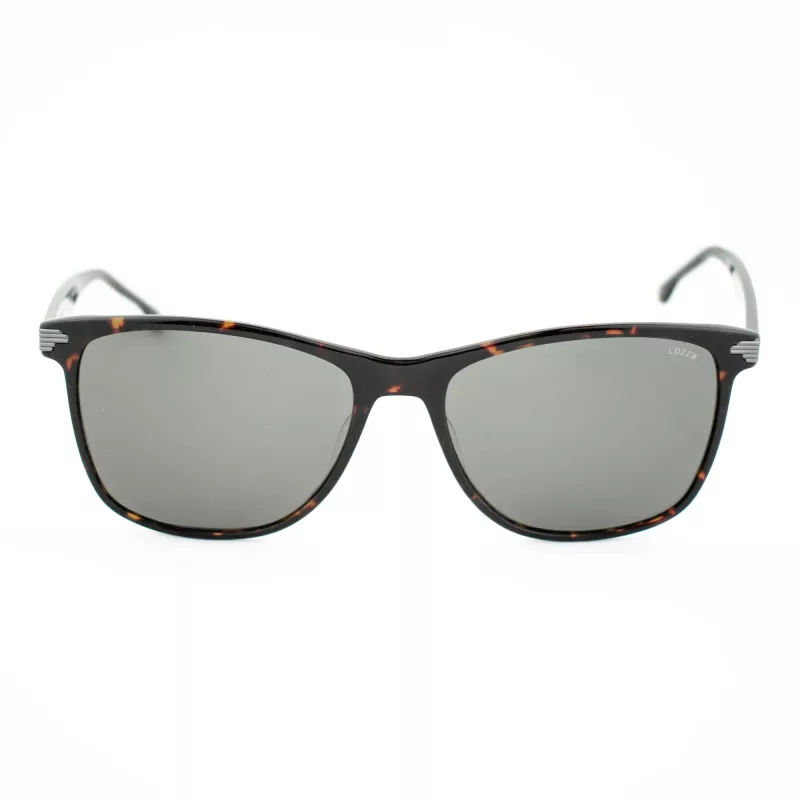 LOZZA SL4162M-0786 Men's Sunglasses - Havana Acetate Frame, Brown Polycarbonate Lenses, UV400 Protection, 58/18/140 mm