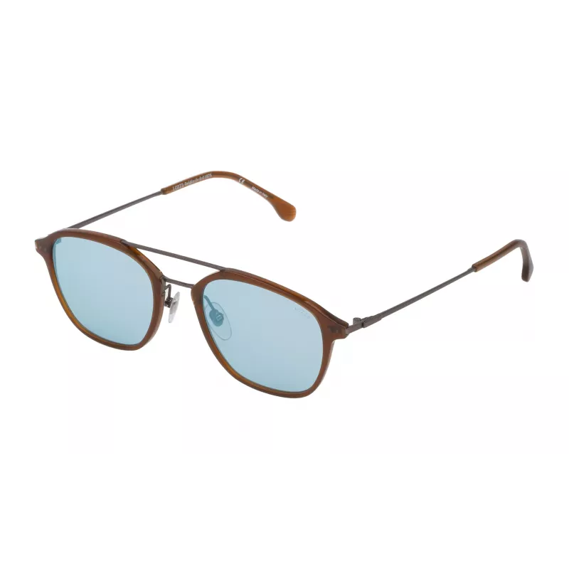 LOZZA SL4182M50T65X Unisex Sunglasses - Rectangular Acetate Frame - UV400 Protection - 50/20/145 mm