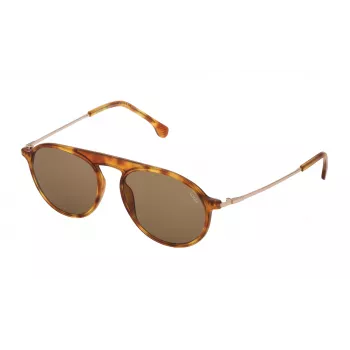 LOZZA SL4206M550711 Unisex Sunglasses Havana Frame Green Lens 55/17/140 mm