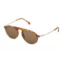 LOZZA SL4206M550711 Unisex Sunglasses Havana Frame Green Lens 55/17/140 mm