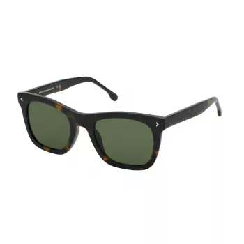 LOZZA SL4359-5404BL Men's Sunglasses Havana Acetate Frame Blue Gradient Lens 54mm
