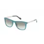 LOZZA Unisex Rectangular Sunglasses SL4035M5306DK - Brown Havana Acetate Frame with Brown Gradient Polycarbonate Lenses, UV400 Protection, 53mm Lens Width