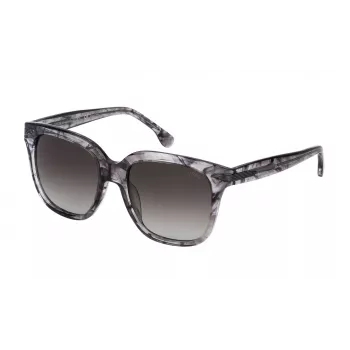 LOZZA Woman SL4131M5406BZ Sunglasses Acetate Geometric Frame Brown Gradient Lens 54/19/140 mm