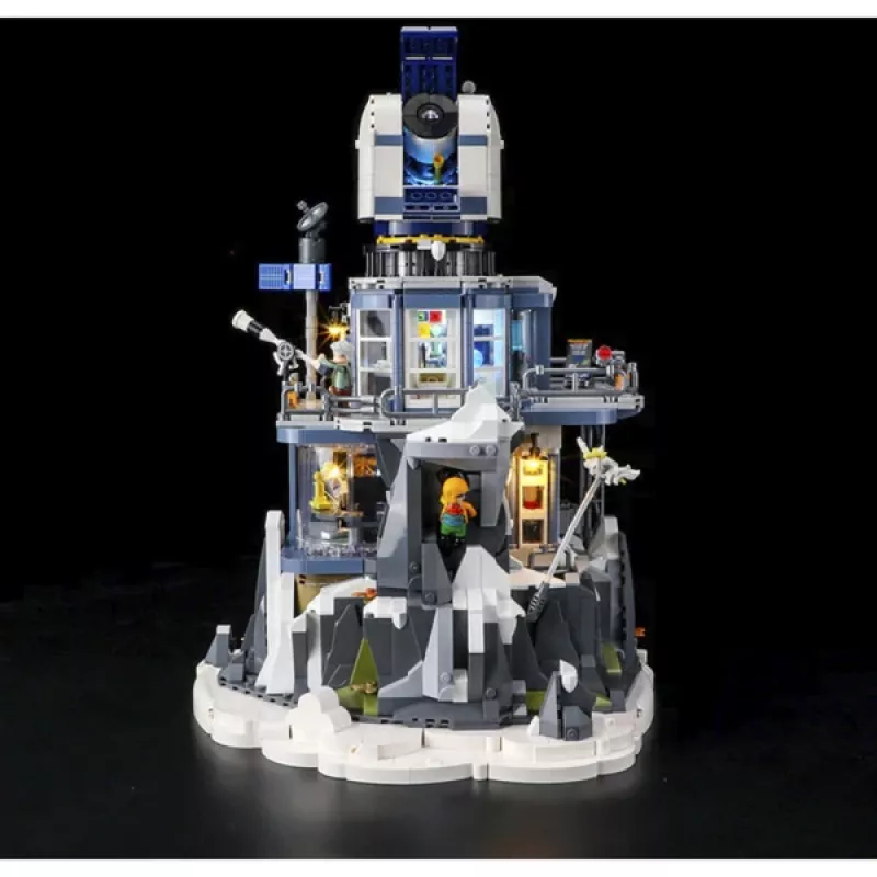 Lumibricks Alpine Observatory Light-Up Building Block Set (1180 Pieces)