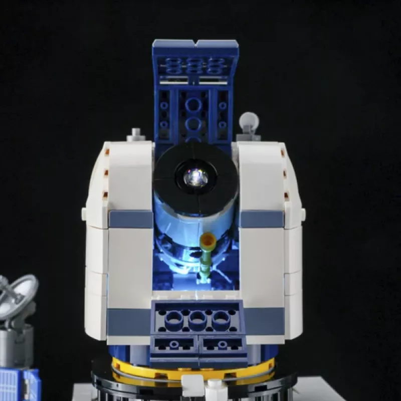 Lumibricks Alpine Observatory Light-Up Building Block Set (1180 Pieces)