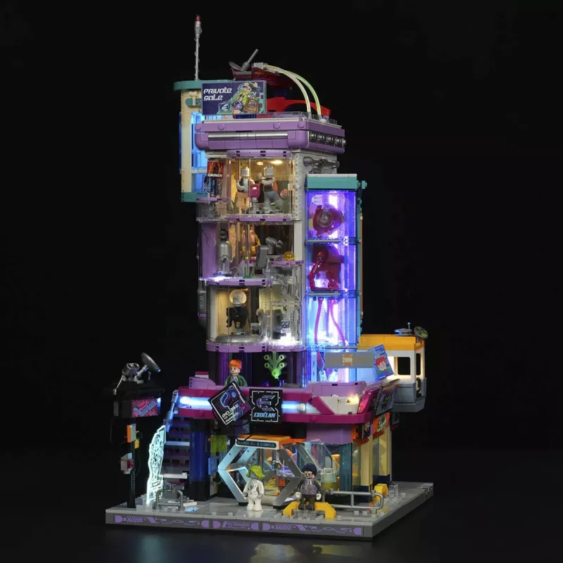 Lumibricks Cyberpunk Neoncity Cyber Couture Galleria LED Lighting Kit