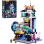LUMIBRICKS Funwhole Medieval Watchtower Building Blocks Set with LED Lighting (1368 Pieces)