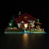 Lumibricks LED Lighting Kit for LEGO Ideas A-Frame Cabin (Set 21338) - Shepherd's Hut