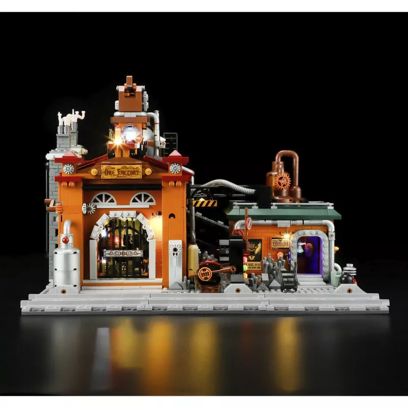 Lumibricks Steampunk Erzfabrik LED Building Block Set