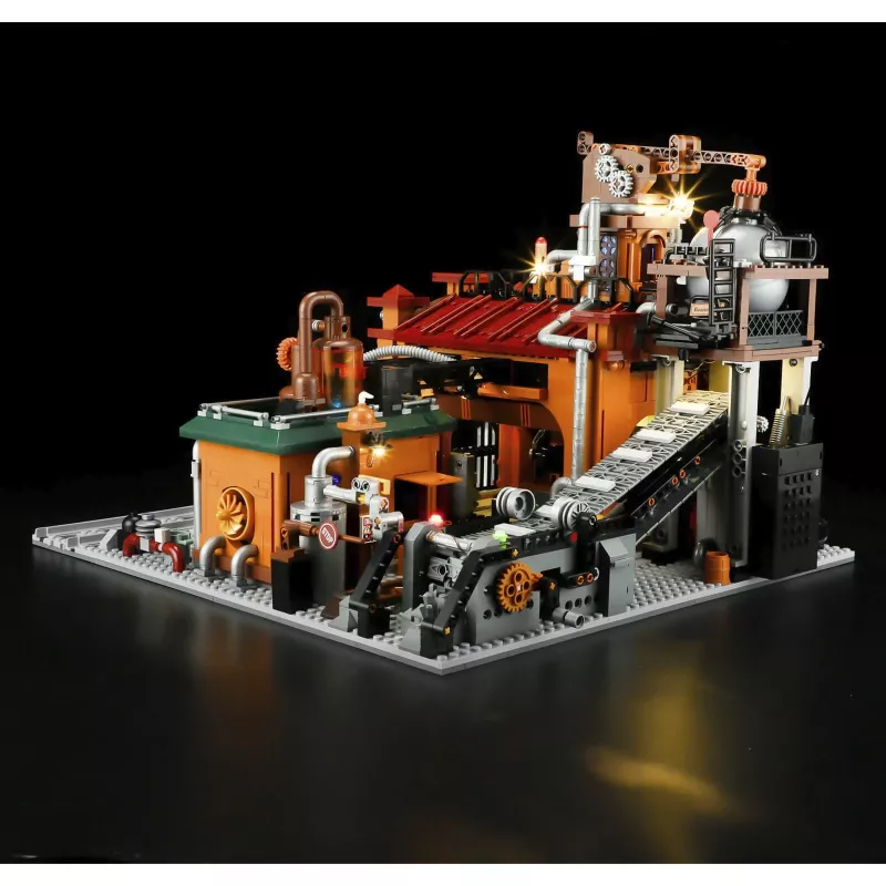 Lumibricks Steampunk Erzfabrik LED Building Block Set