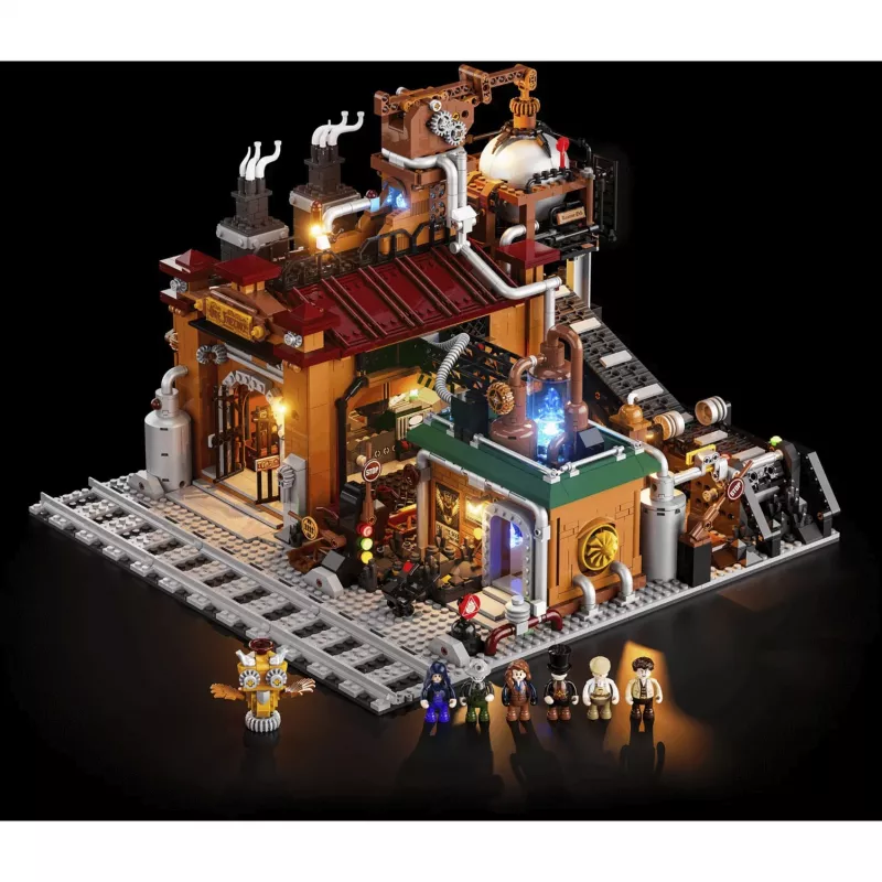 Lumibricks Steampunk Erzfabrik LED Building Block Set