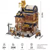 Lumibricks Steampunk Mechanical Workshop Building Blocks Set with LED Lighting - 2150 Pieces