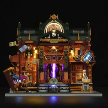 Lumibricks Steampunk Time Rift Library DIY Miniature Book Nook Kit