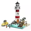 Lumibricks Sunrise Lighthouse Building Block Set with LED Lighting