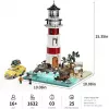 Lumibricks Sunrise Lighthouse Building Block Set with LED Lighting