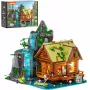 Lumibricks Waterfall Hut Building Blocks Set with LED Lighting