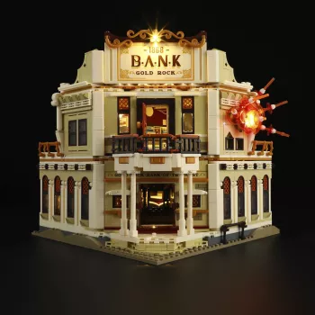 Lumibricks Western Bank Heist Building Set 1050 Pieces