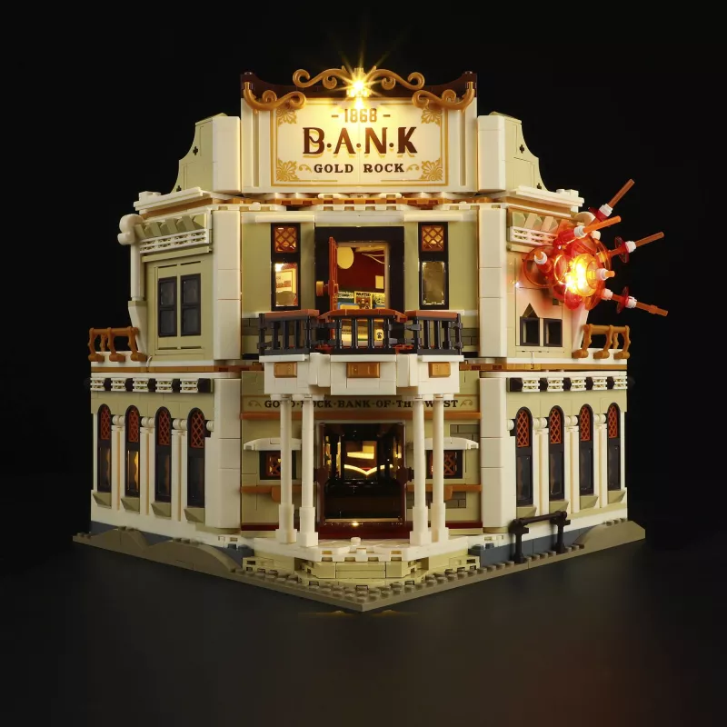 Lumibricks Western Bank Heist Building Set 1050 Pieces