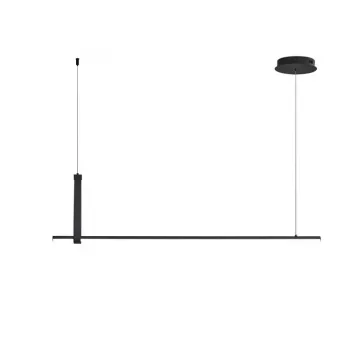 Luminaire Pendant 20W LED Black 1200lm