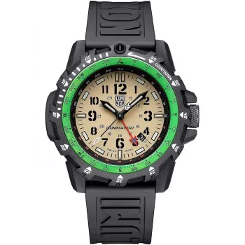 Luminox Atacama Field Day Date Men's Watch XL.3321 45mm Black Dial Black Leather Strap
