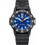 Luminox Men's XS.0323.L 44mm Swiss Quartz Watch with Blue Dial and Black Rubber Strap