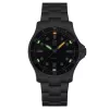 LUMINOX Men's XS.0941 Atacama Field Automatic 1940 Series Watch 44mm Black Dial Leather Strap