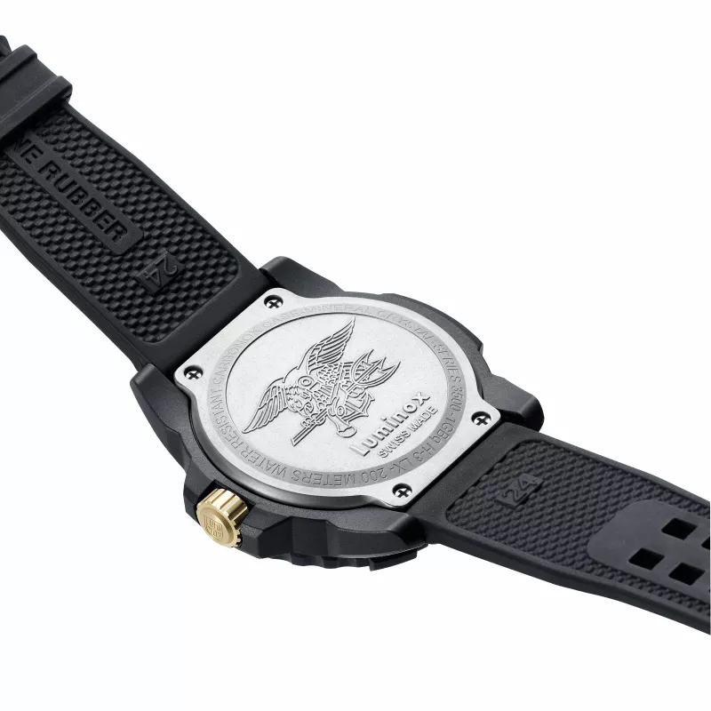 Luminox Navy SEAL 3500 Series Men's Watch XS.3508.GOLD 45mm Swiss Quartz