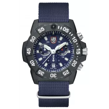 Luminox Navy SEAL Chronograph 3580 Series Men's Watch XS.3583 45mm Carbonox Black Rubber