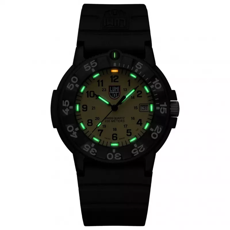Luminox Navy SEAL Colormark 3000 Series Men's Watch XS.3005.F 43mm Black Rubber