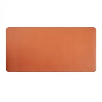 LUMIVIDA HS084936 Large PVC Leather Desk Mat 1200 x 600 mm Orange