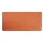 LUMIVIDA HS084936 Large PVC Leather Desk Mat 1200 x 600 mm Orange