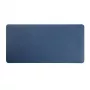 LUMIVIDA Large PVC Leather Desk Mat 1200x600 mm Blue