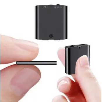 LUXURY-GOODS JNN Q63 32GB Voice Recorder with Zinc Alloy Body, DSP Noise Reduction, Voice Activation, 30h Battery