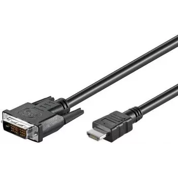 M-CAB Wentronic Goobay HDMI to DVI-D Cable, Black, 3 m - 19-pin HDMI Male to DVI-D (18+1) Male (50581)