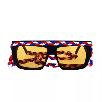 M Missoni Women's Sunglasses MMI0086S807 Black Grey Square Acetate 57mm