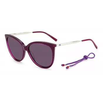 M Missoni Women's Sunglasses MMI0119SFGV Havana Brown Butterfly Acetate Frame with Brown Gradient Polycarbonate Lenses UV400 58mm