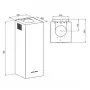 MAAN Ponza W 830 Copper Gloss Wall-Mounted Chimney Hood