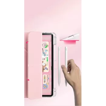 MACHINO TAB Case for iPad Pro 2/3/4 11 2020/2021/2022 and iPad Air 4/5 10.9 and iPad Air 11 (2024) Pink
