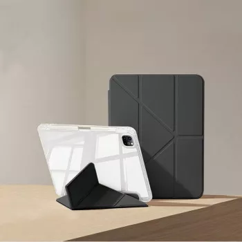MACHINO TAB Case for iPad Pro 2/3/4 11 2020/2021/2022 and iPad Air 4/5 10.9 and iPad Air 11 (2024) Black