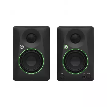 Mackie CR3.5 3.5-Inch Active Studio Monitors (Pair) - 50W Class D, Silk-Dome Tweeters, All-Wood MDF