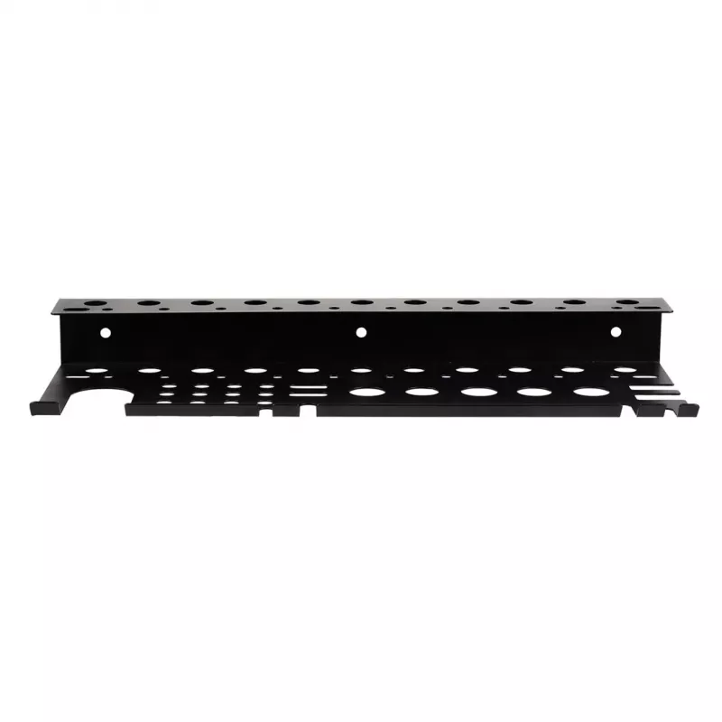 MACLEAN MC-141 Wall-Mounted Tool Organizer with 20 Bins and 11 Hooks, Black/Red, 800x400x195 mm