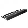 MACLEAN MC-141 Wall-Mounted Tool Organizer with 20 Bins and 11 Hooks, Black/Red, 800x400x195 mm