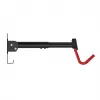 MACLEAN MC-172 Horizontal Wall-Mounted Bike Rack, Steel, 30 kg Load, Adjustable Angle, Foldable, Black