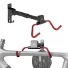 MACLEAN MC-172 Horizontal Wall-Mounted Bike Rack, Steel, 30 kg Load, Adjustable Angle, Foldable, Black